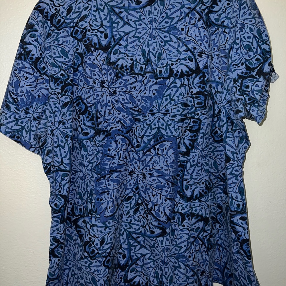 Landau Scrubs (2) XLG, comfy, with moch wrap, cotton blend. Bundle and Save!